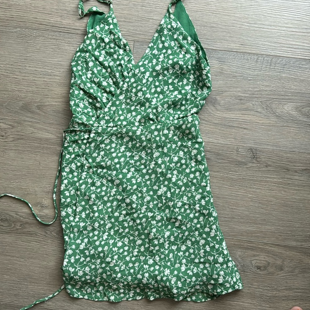 Reformation wrap dress/top size small
